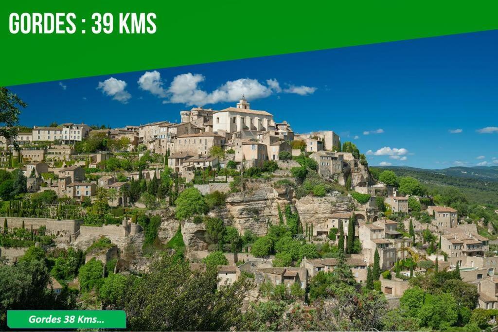 La Glycine - Parking Gratuit - Ac Clim - Cour Prive - Apartment Villeneuve-les-Avignon Luaran gambar