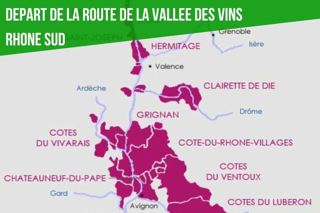 La Glycine - Parking Gratuit - Ac Clim - Cour Prive - Apartment Villeneuve-les-Avignon Luaran gambar