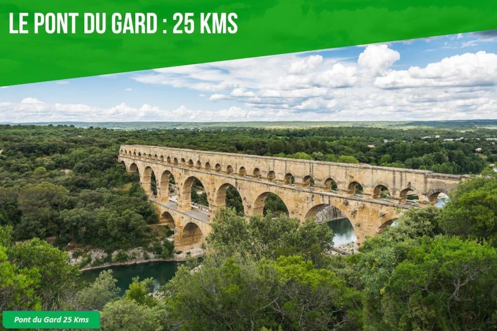 La Glycine - Parking Gratuit - Ac Clim - Cour Prive - Apartment Villeneuve-les-Avignon Luaran gambar