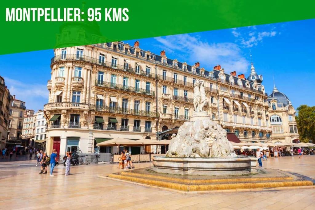 La Glycine - Parking Gratuit - Ac Clim - Cour Prive - Apartment Villeneuve-les-Avignon Luaran gambar