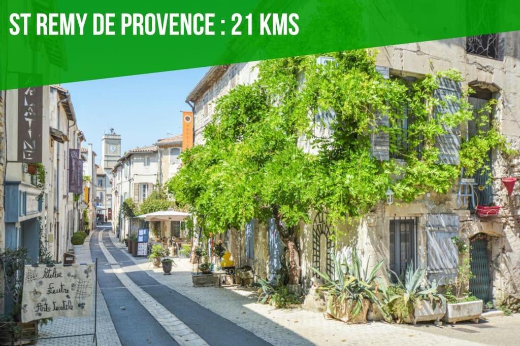 La Glycine - Parking Gratuit - Ac Clim - Cour Prive - Apartment Villeneuve-les-Avignon Luaran gambar